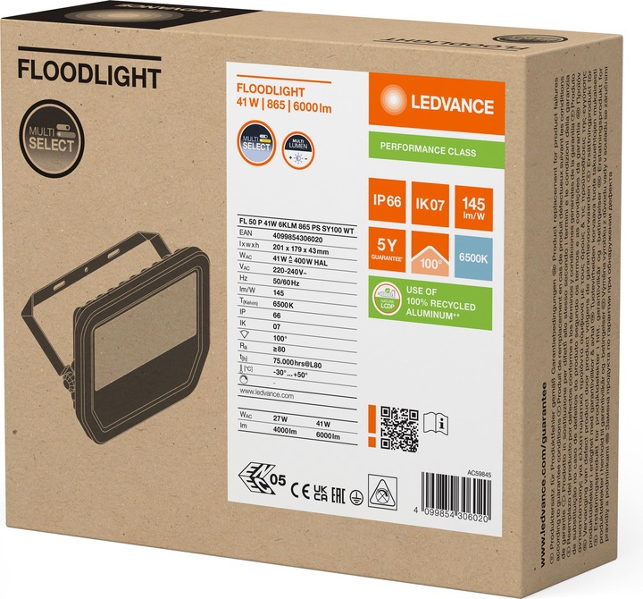 Immagine prodotto Ledvance FL 50 P 41W 6KLM 865 (6000 lm, IP66)