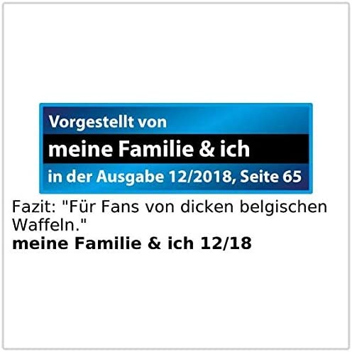 Actual product image Rosenstein & Söhne Reversible waffle iron with infinitely variable temperature control