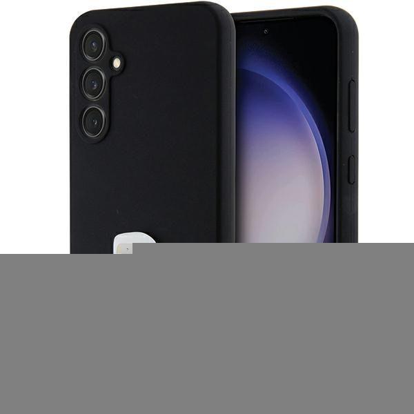 Immagine prodotto Karl Lagerfeld KLHCS23FEMHKNPK S23 FE S711 czarny/nero Silicone Ikonik Metal Pin (Samsung Galaxy S23 FE)