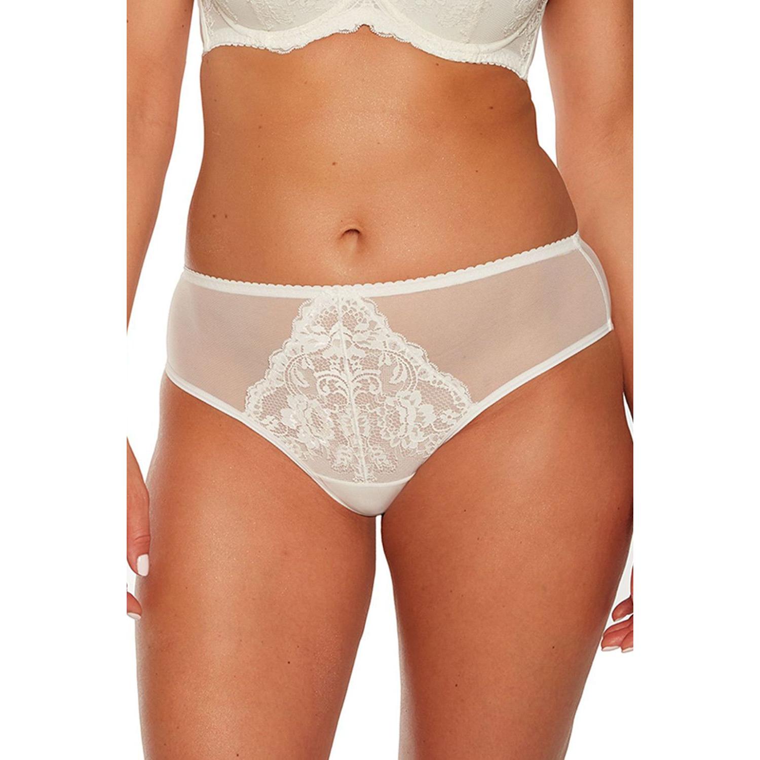 Gaia, Damen, Unterhosen, brasilianisches Höschen model, Beige, (XL)