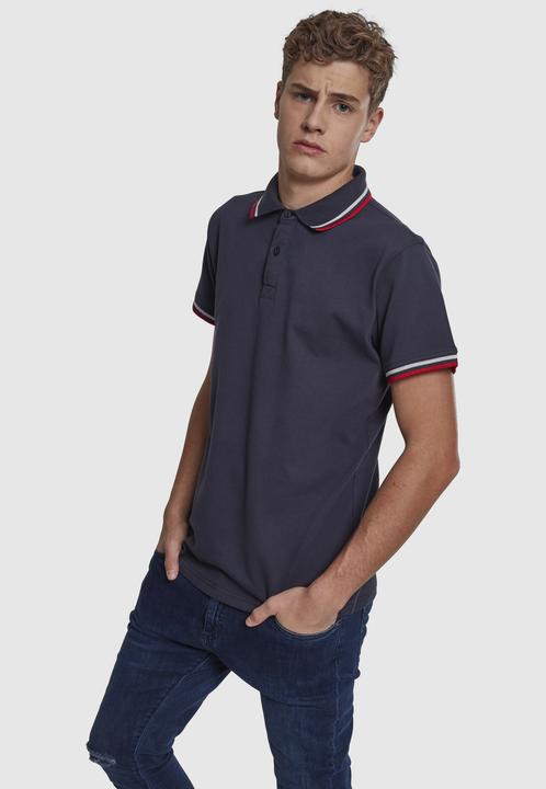Produktbild Urban Classics Double Stripe Poloshirt (M)
