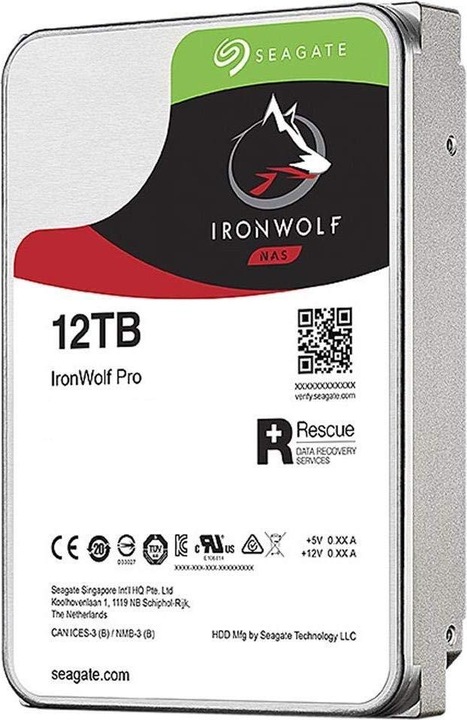 Actual product image Seagate IronWolf Pro (12 TB, 3.5", CMR)
