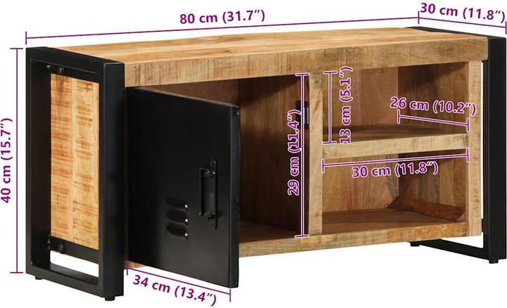 Image du produit vidaXL TV-Schrank (80 x 30 x 40 cm)