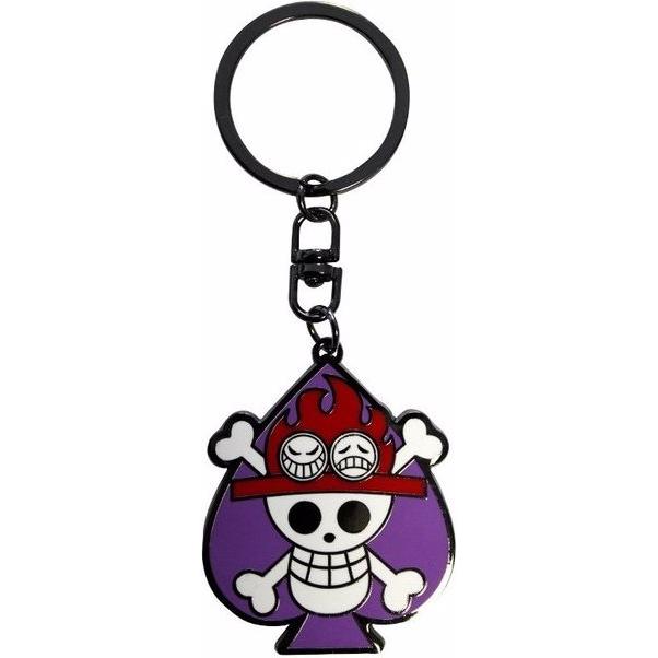 ABYstyle, Schlüsselanhänger, One Piece: Skull Ace, Mehrfarbig