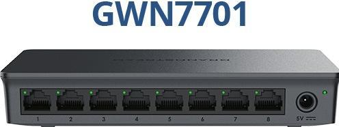 Actual product image Grandstream GWN7701 Unmanaged Network Switch 8 portÅ¯ (8 ports)