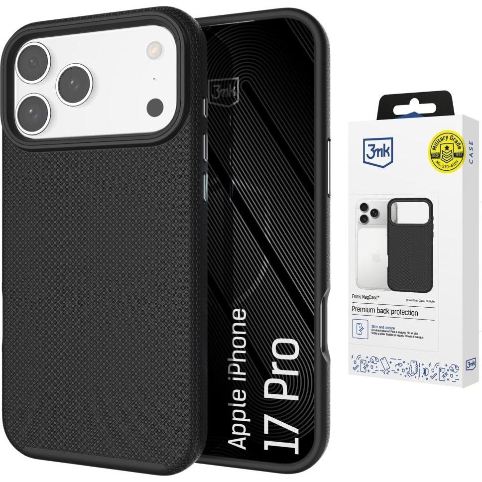 3MK Apple iPhone 17 Pro - Fortis MagCase (Apple iPhone 17 Pro), Cover smartphone