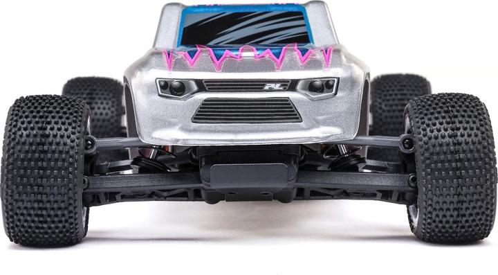 Actual product image Losi Micro-T 2S 1/28 2WD RTR Stadium Truck (Akku & Ladegerät enthalten), Silber (RTR Ready-to-Run)