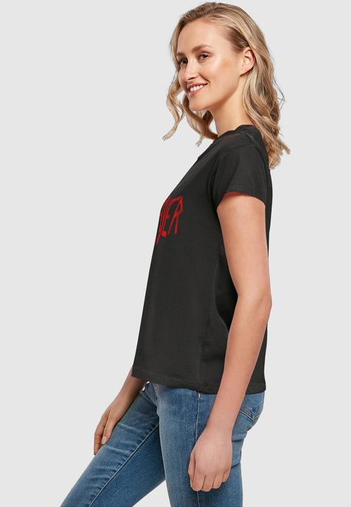 Produktbild Merchcode Ladies Slayer - Distressed Logo Box Tee - 170487 (5XL)