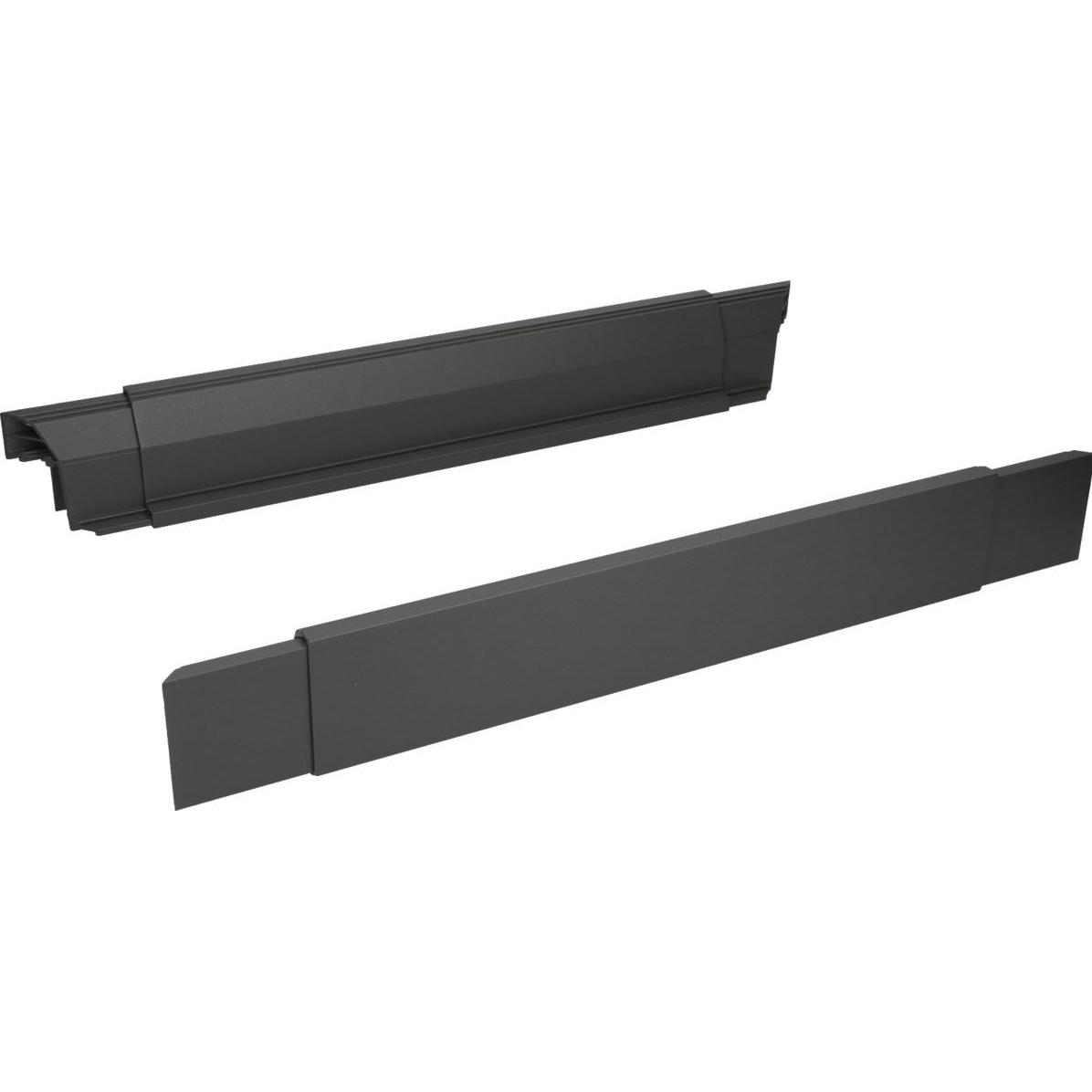 Servetto, Möbelausstattung, Auszugsrahmen Vorder-/Rückseitenprofil Papillon 560 - 800 mm anthrazit (1 Stk.)