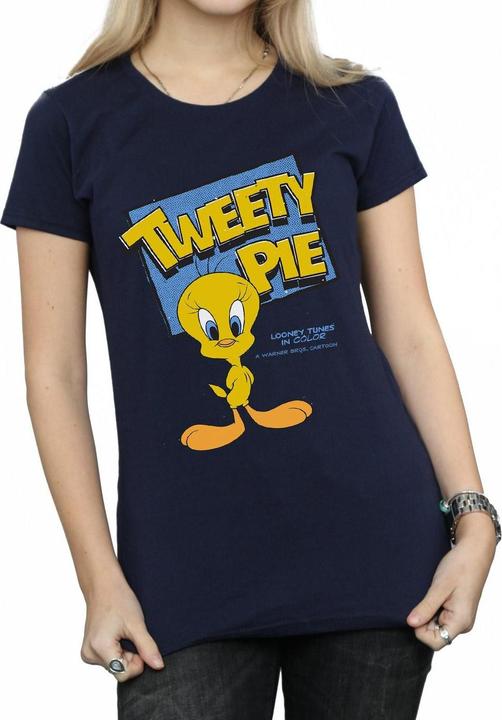 Actual product image Looney Tunes Womens/Ladies Classic Tweety Cotton T-Shirt (S)