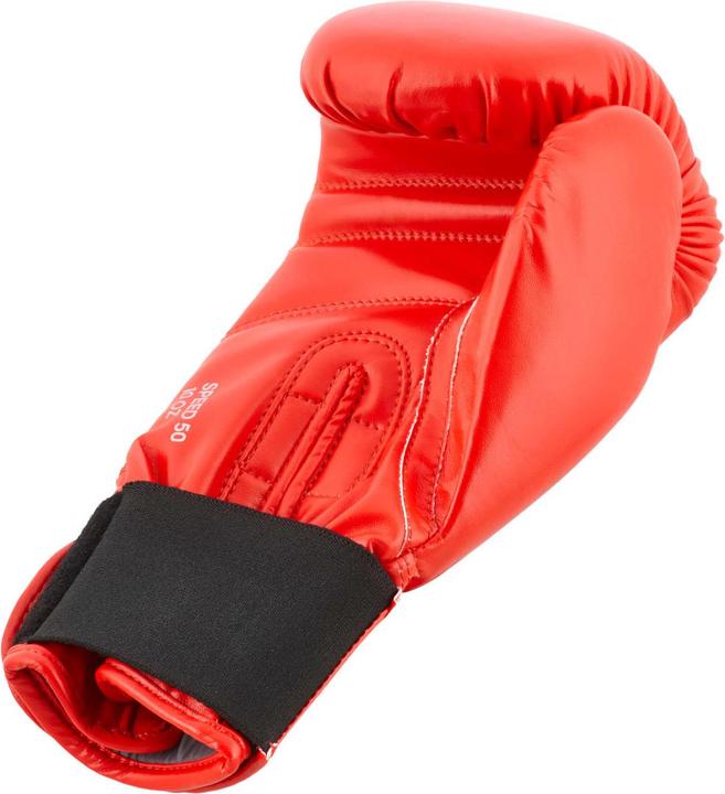 Immagine prodotto adidas Guanti da boxe Speed 50, ADISBG50 rosso/argento (8 OZ)