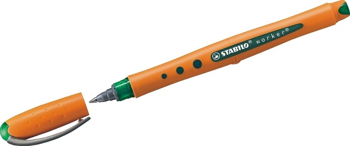 Produktbild STABILO worker+ Tintenroller (Grün, 1 x)