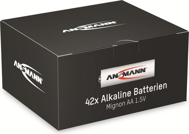 Produktbild Ansmann Alkaline Batterien, 42 Stück AA /Mignon und 42 Stück AAA/Micro im Sparset (84 Stk., AA)