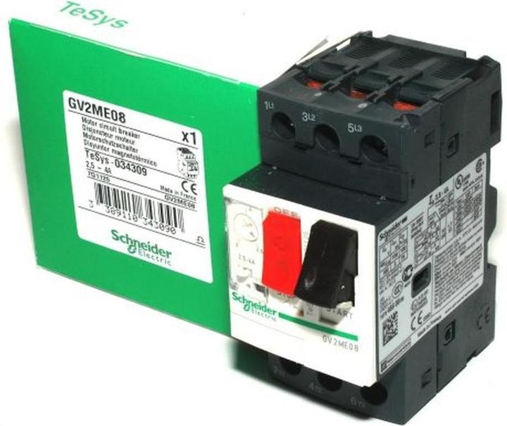 Produktbild Schneider Electric Motorschutzschalter GV2ME08 2,5-4A