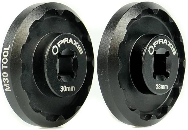 Praxis works Praxis CX/Gravel/Road Set de plateaux, 46/39, 130 mm. Noir. (46)