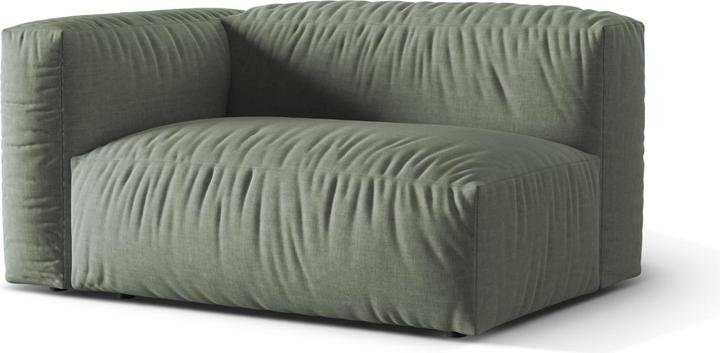Image du produit Micadoni Chauffeuse Gauche, "Martina", 1 Place, 160x106x75 Fabriqué en Europe (Canapé modulaire, 1 place)