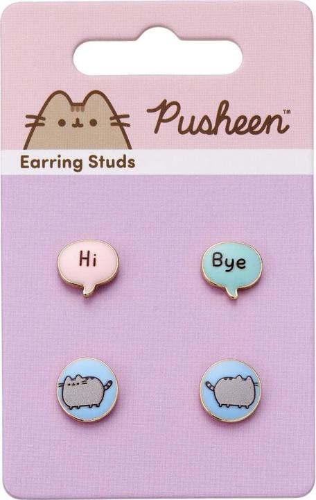 Produktbild Carat PUSHEEN - Hi & Bye - Set de 2 Paires de Boucles d'Oreilles (Zinklegierung und Emaille)