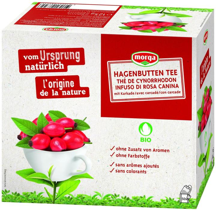 Actual product image Morga Tea bags organic rosehip tea 50 pieces (200 g)