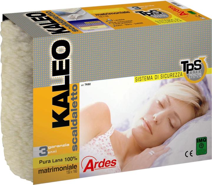 Actual product image Poly Pool ARTK82 electric blanket/pillow 120 W Beige Wool (150 x 160 cm)