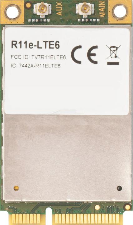 Actual product image MikroTik CAT6 miniPCIe modem (Mini PCI Express)