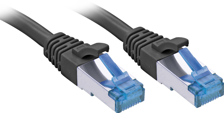 Actual product image Lindy Network cable (PiMF, S/FTP, TPE, CAT6a, 1 m)