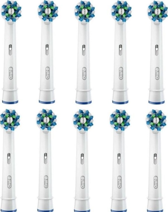 Actual product image Oral-B CrossAction Black with CleanMaximiser Technology Electric Toothbrush Heads (10 x)