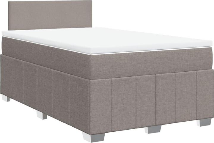 Produktbild vidaXL Bo x springbett mit Matratze 120 x 200 cm Stoff (120 x 200 cm)