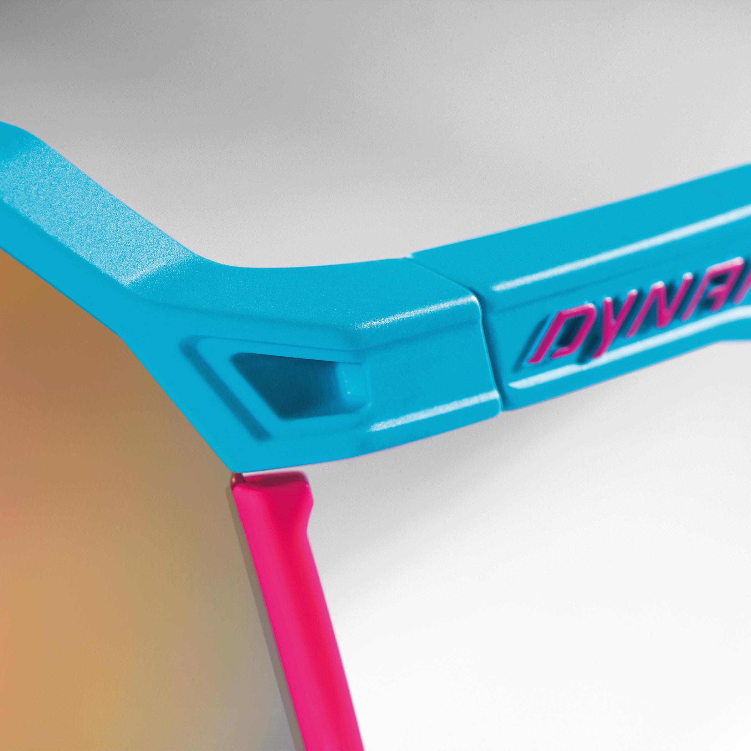 Thumbnail - Dynafit, Unisex, Sportbrille, Trail Evo Sonnenbrille (Unisexsonnenbrille) - (silvretta, Pink, Pink, silvretta), Türkis
