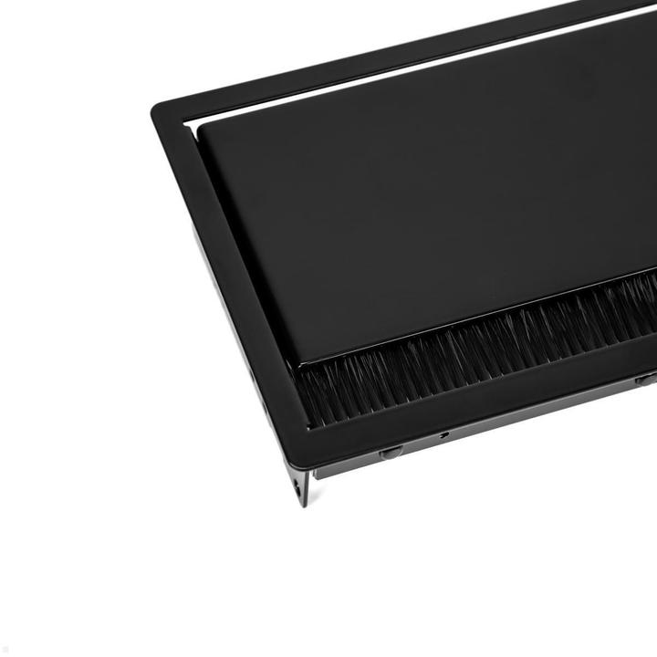 Produktbild Bachmann CONI DUO Einbaurahmen kurz, 2x 3-fach (911.047) schwarz (2 x)