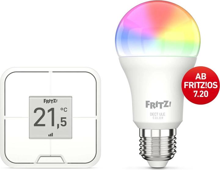 Produktbild FRITZ! DECT 500 International (E27, 9.40 W, 806 lm, 1 x, F)