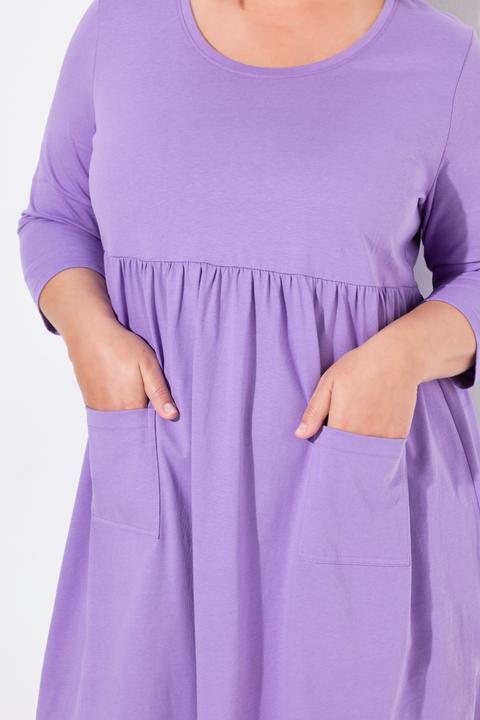 Actual product image Ulla Popken Empire Waist Patch Pocket Knit Tunic (50, 52)