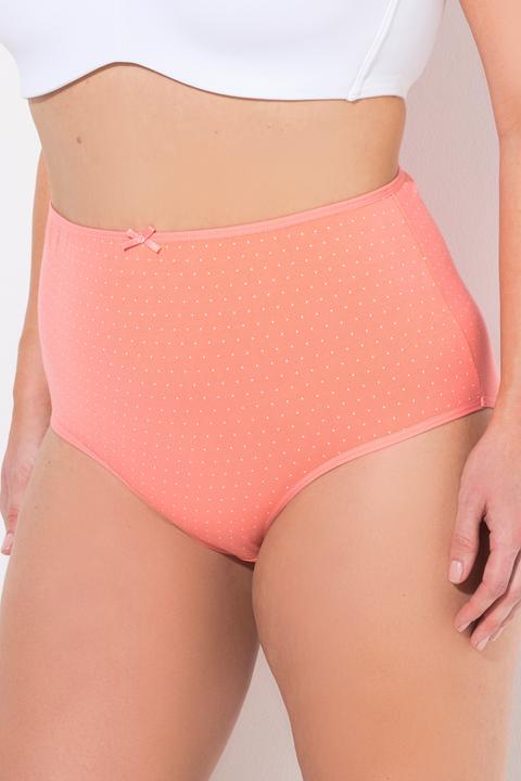 Produktbild Ulla Popken Maxislips, 5er-Pack, Punkte/einfarbig (50, 52)