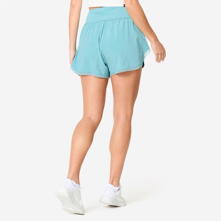 Produktbild Decathlon 2-in-1-Shorts Damen elastisch (XL)