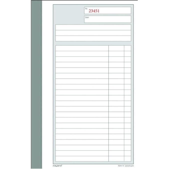 Mayland-Burde, Heft + Block, 92220420 Notizbuch 50 Blätter