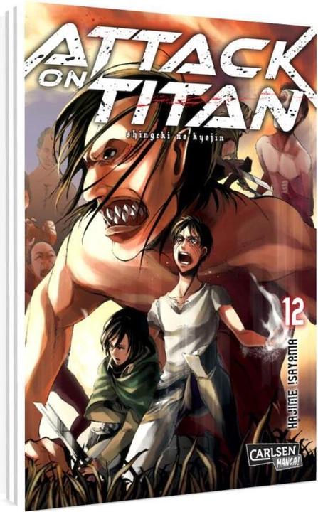 Produktbild Attack on Titan, Band 12 (Deutsch, Hajime Isayama, 2016)