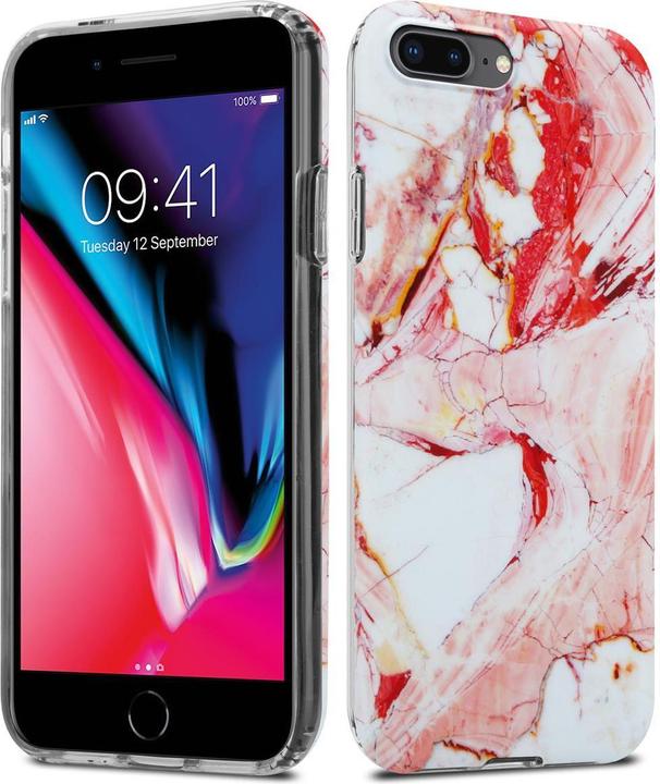 Actual product image Cadorabo IMD TPU Colorful Marble Cover (Apple iPhone 7 Plus, Apple iPhone 7s Plus)