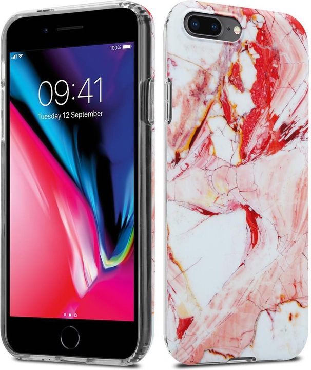 Immagine prodotto Cadorabo IMD TPU Colourful Marble Cover (Apple iPhone 7 Plus, Apple iPhone 7s Plus)