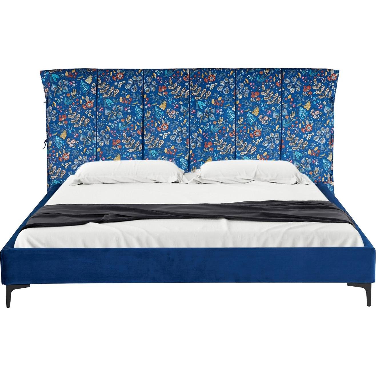 HTI-Living, Bett, Doppelbett 180 x 200 cm Roxbury Blue Fantasy (180 x 200 cm)