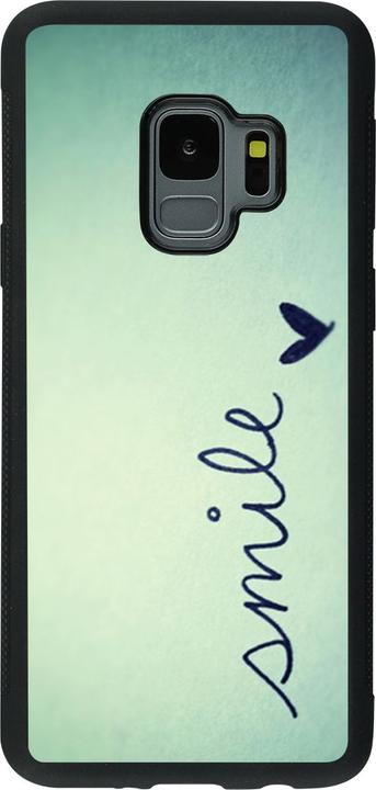 Produktbild PhoneLook Hülle Silikon schwarz Smile (Samsung Galaxy S9)