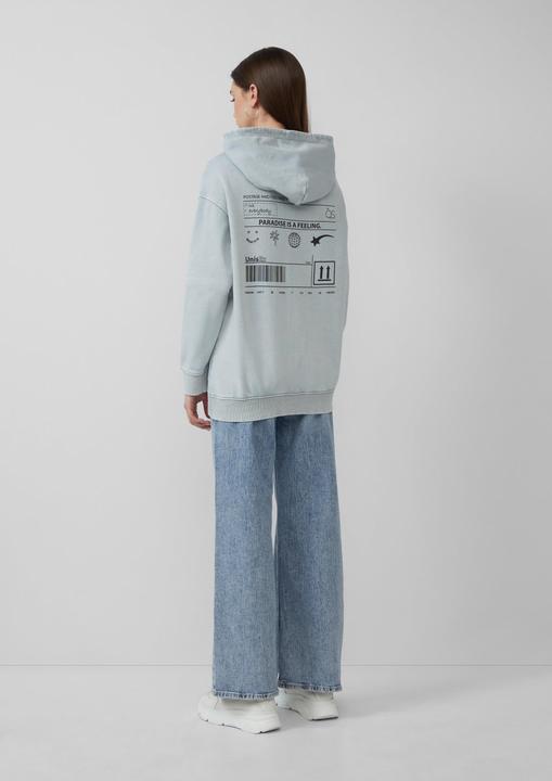 Produktbild s.Oliver Sweatshirt Unisex Sweatshirt mit Backprint und Wascheffekt (L)