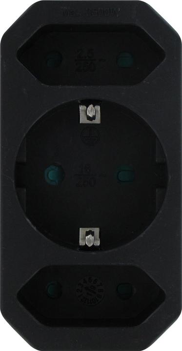 Produktbild Kopp Europa Adapter Schwarz
