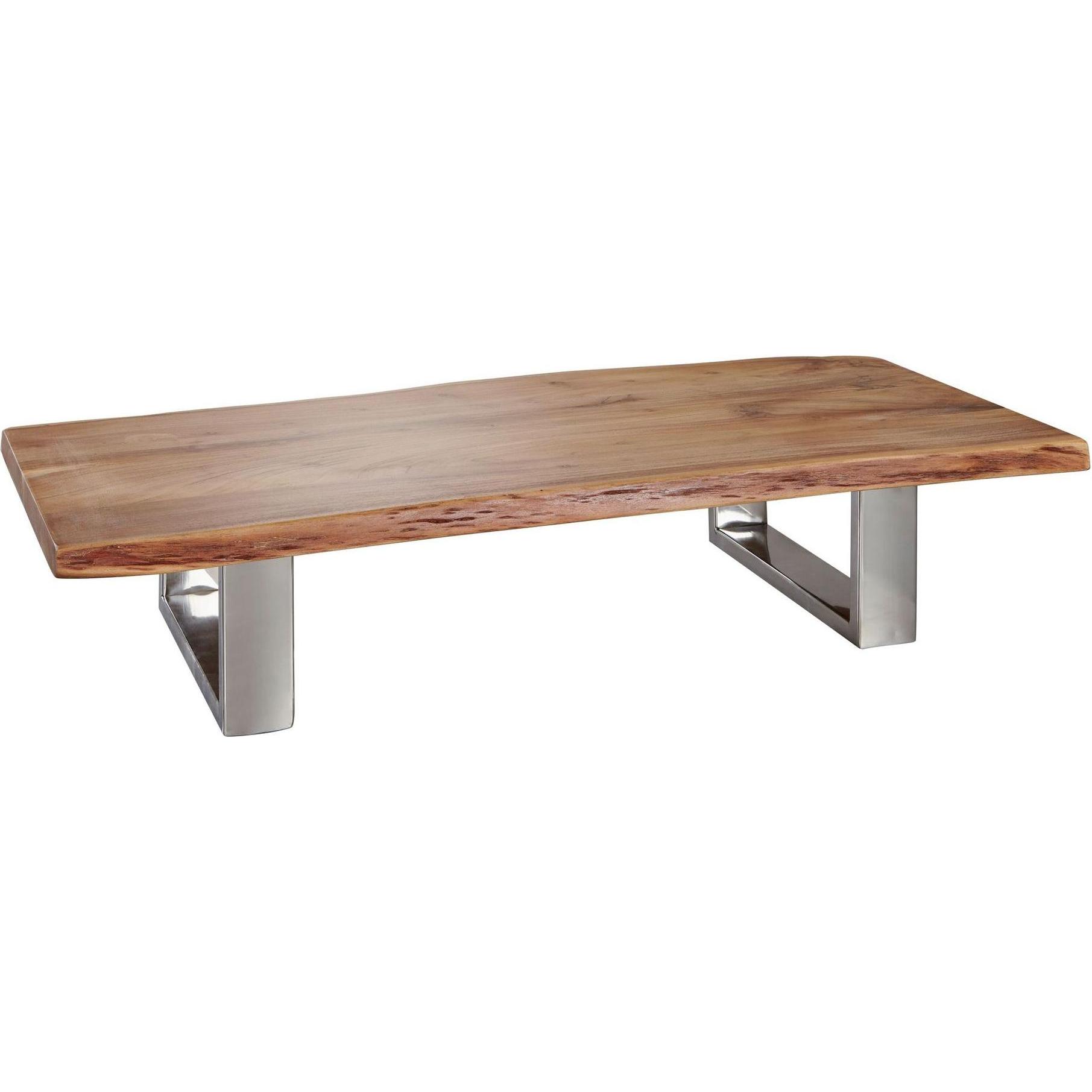 FineBuy, Couchtisch + Beistelltisch, Couchtisch Braun