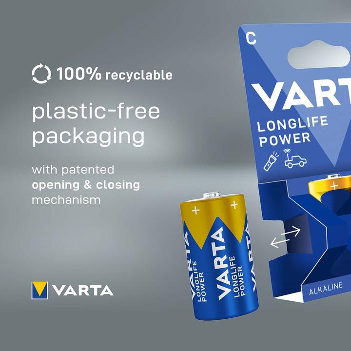 Produktbild Varta Longlife Power (2 Stk., C, 7800 mAh)