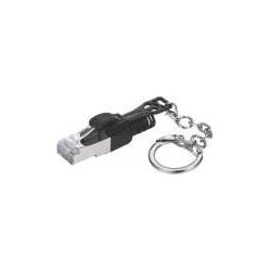 Générique Lockable Rj45 Cat6a Stp Connector 10pcs Set (Netzwerkkabel Stecker), Netzwerk Zubehör