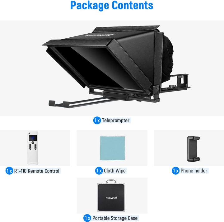 Immagine prodotto Neewer X12 Tablet Teleprompter (Teleprompter)