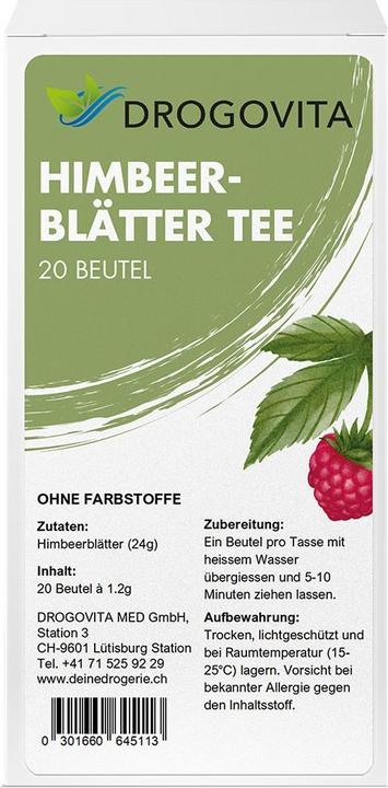 Actual product image Drogovita Raspberry leaves (82 g)