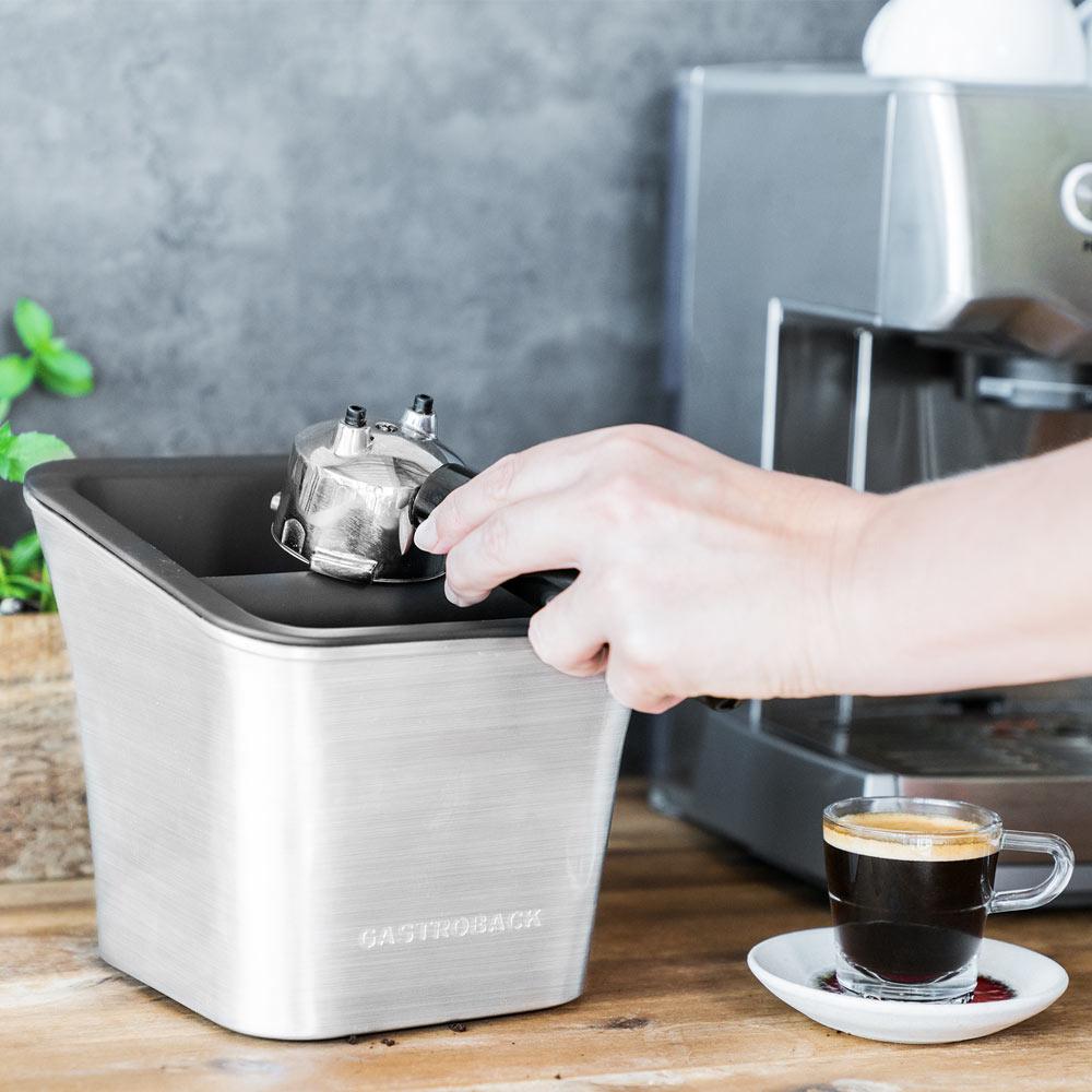 Thumbnail - Gastroback 99000 Mülleimer 1,5 l Rechteckig Schwarz, Zubehör Kaffeemaschinen, Schwarz