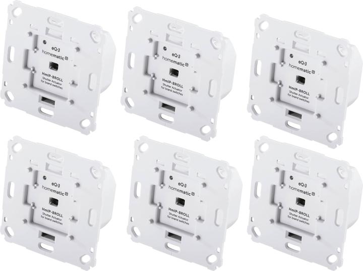 Homematic IP Smart Home 151322A0, Rollladenaktor, 6 Stück (Rolladenaktor)