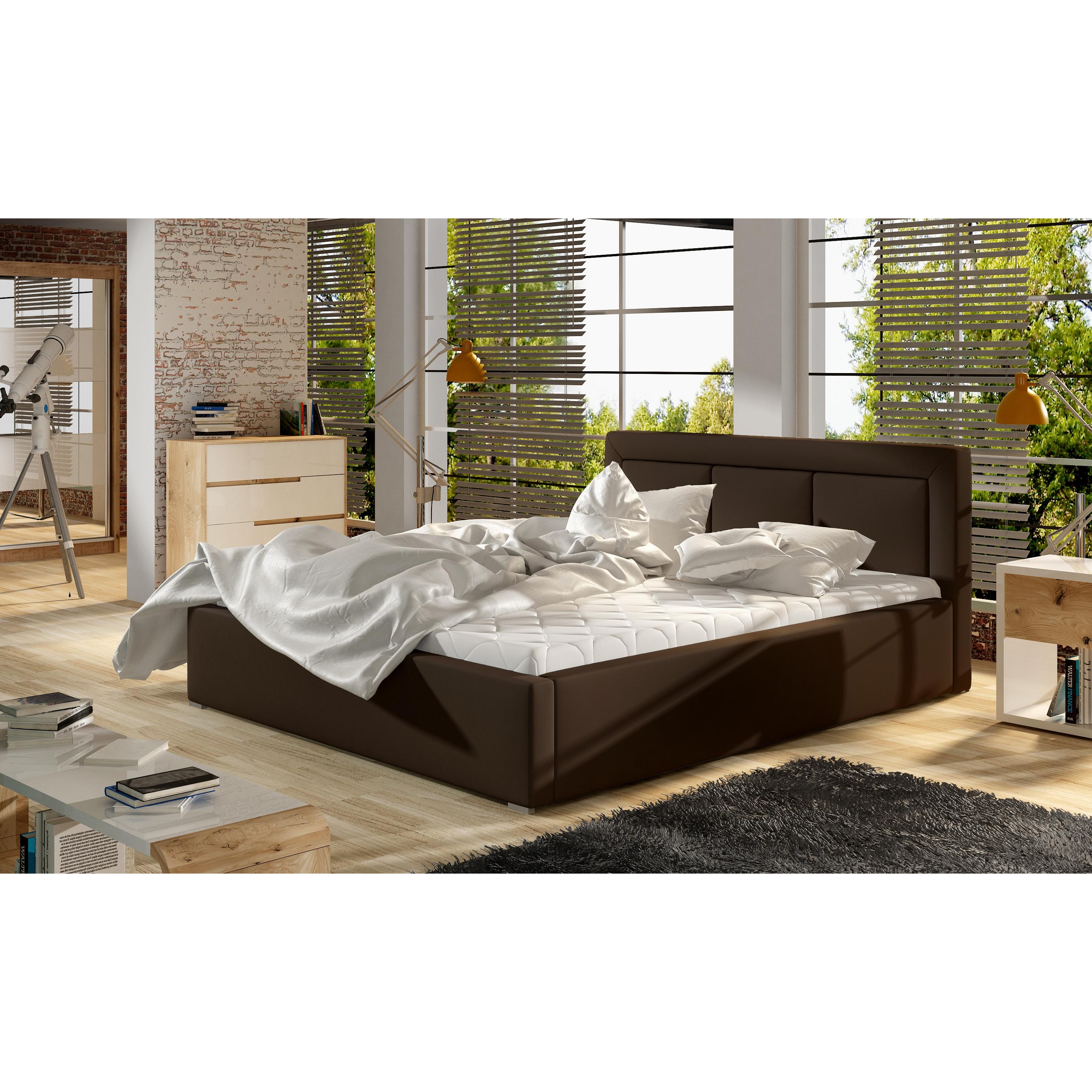 ELTAP, Bett, Belluno mit Stauraum (200 x 200 cm)