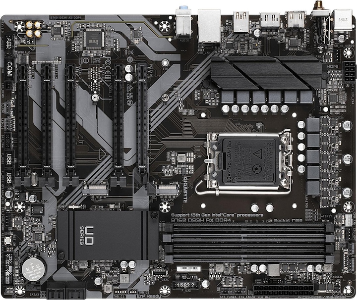 Actual product image Gigabyte B760 DS3H (LGA 1700, Intel B760 Express, ATX)